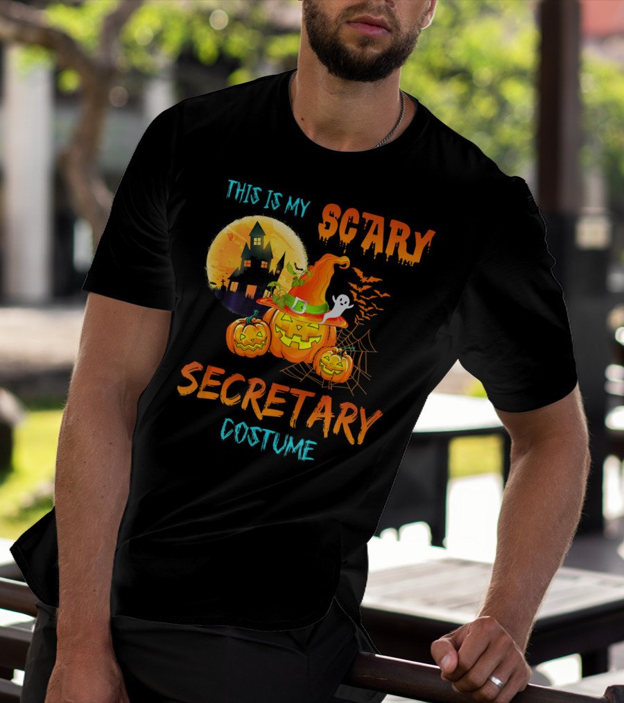 This Is My Scary Secretary Costume T-Shirt