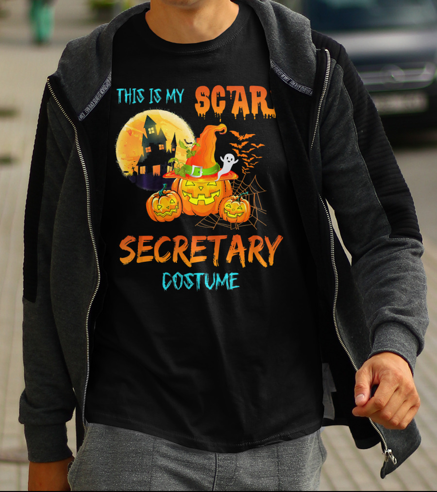 This Is My Scary Secretary Costume T-Shirt