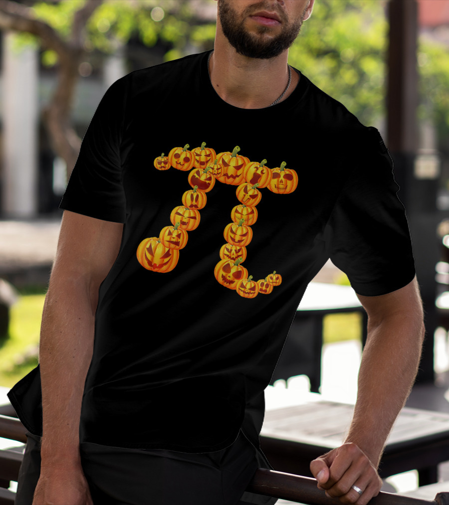 Pumpkin Pi Halloween Math T-Shirt
