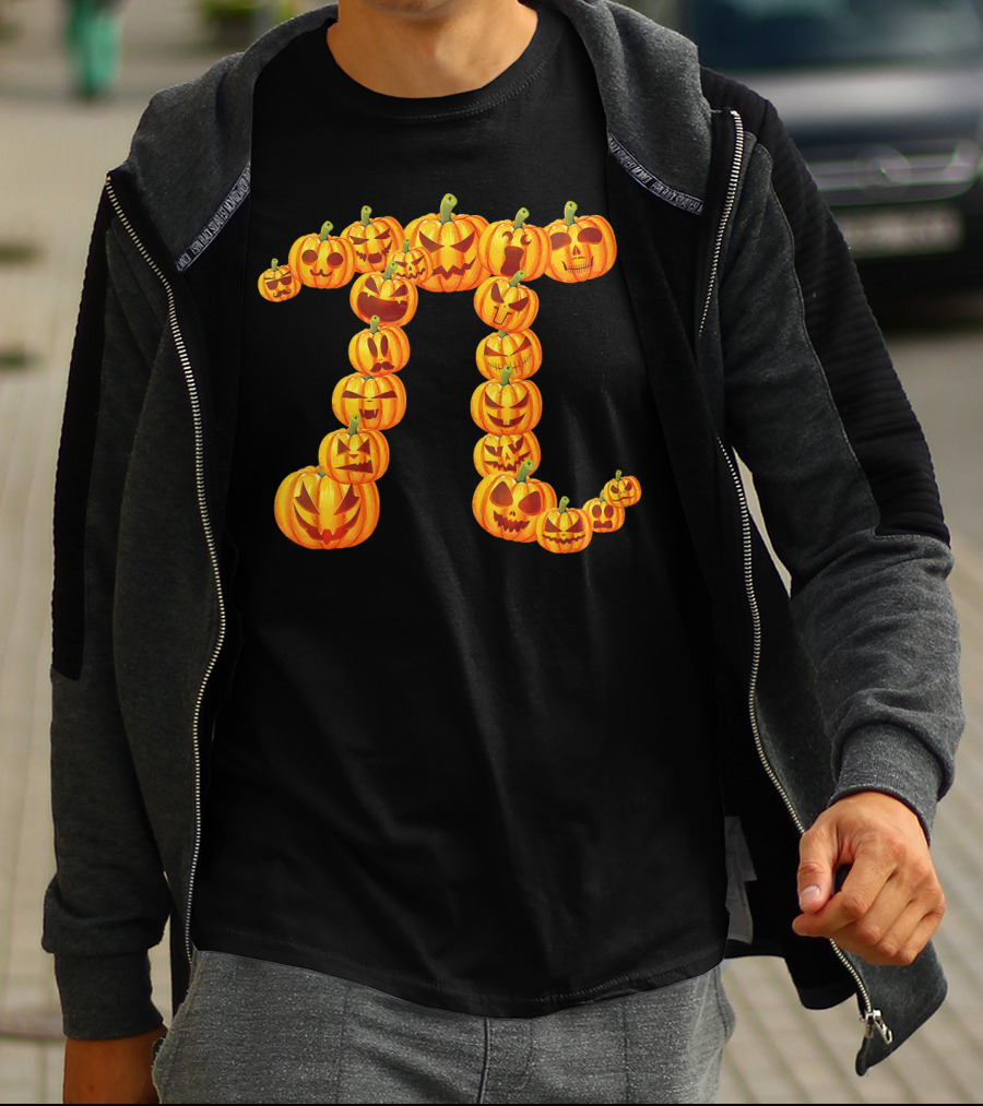 Pumpkin Pi Halloween Math T-Shirt