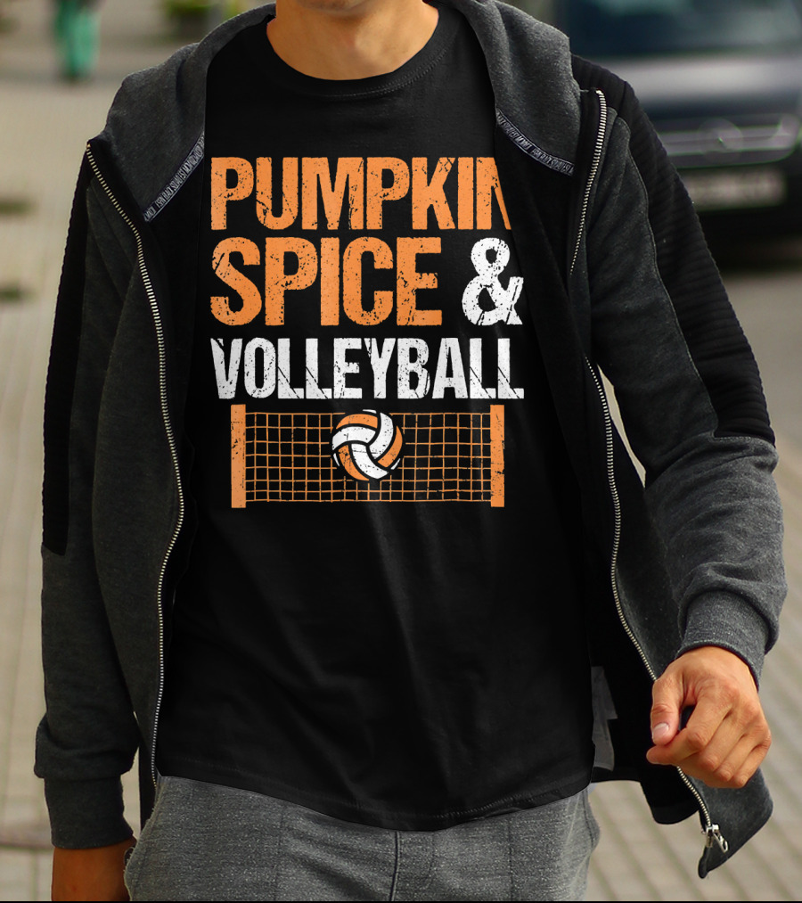 Pumpkin Spice And Volleyball Fall Season Essentials T-Shirt