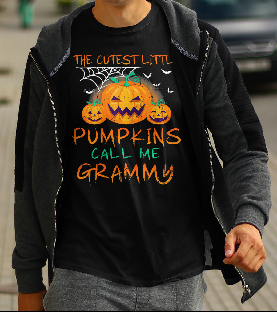The Cutest Little Pumpkins Call Me Grammy T-Shirt
