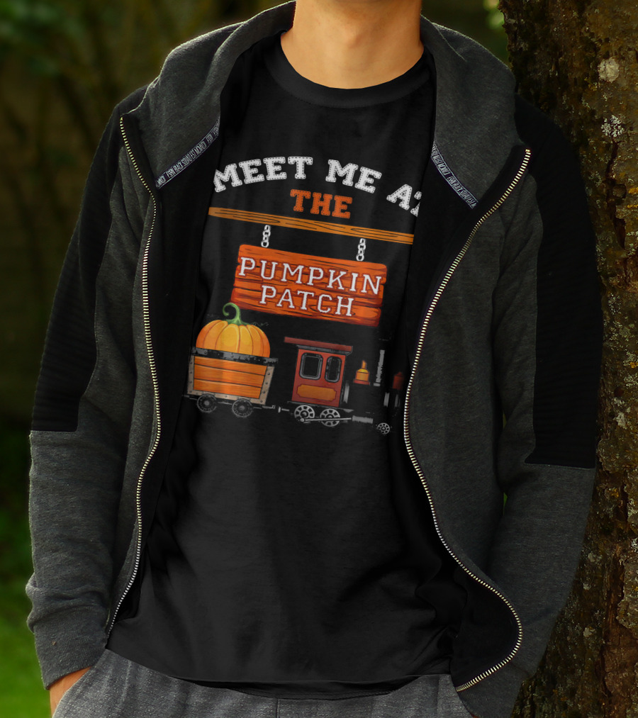 Meet Me At The Pumpkin Patch Train Ride Adventure T-Shirt