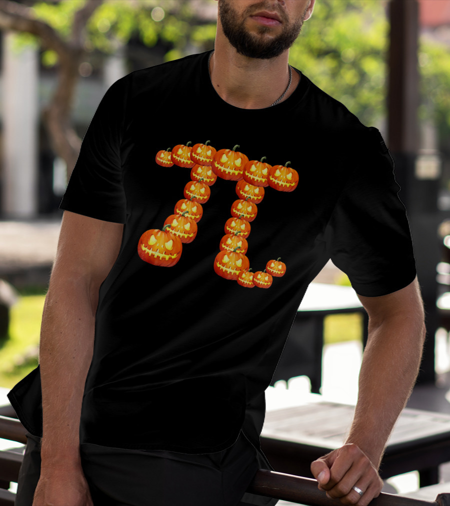 Pumpkin Pi Clever Halloween Humor T-Shirt