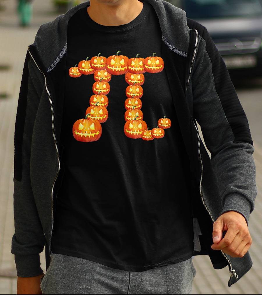 Pumpkin Pi Clever Halloween Humor T-Shirt