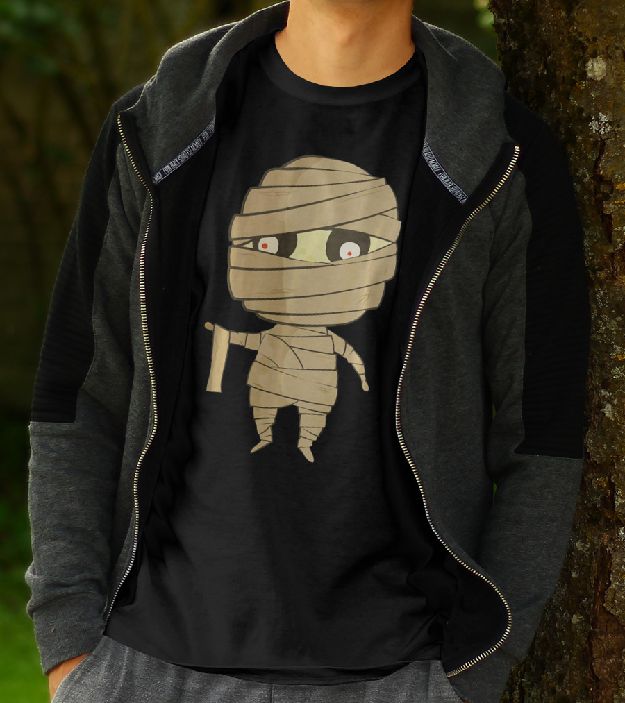 Mummy Halloween Cute Character T-Shirt