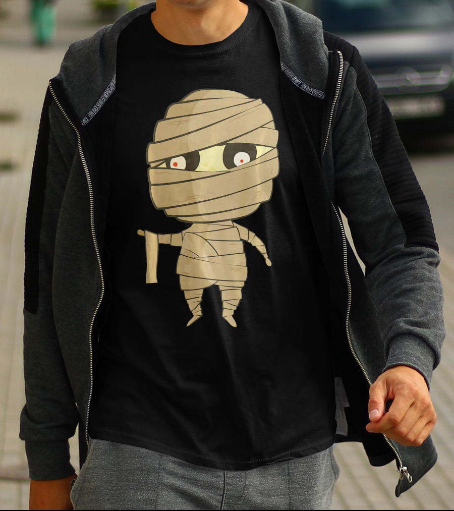 Mummy Halloween Cute Character T-Shirt