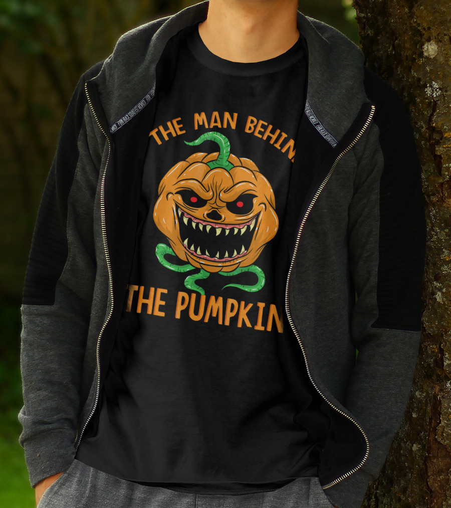 The Man Behind The Pumpkin Halloween Exp T-Shirt