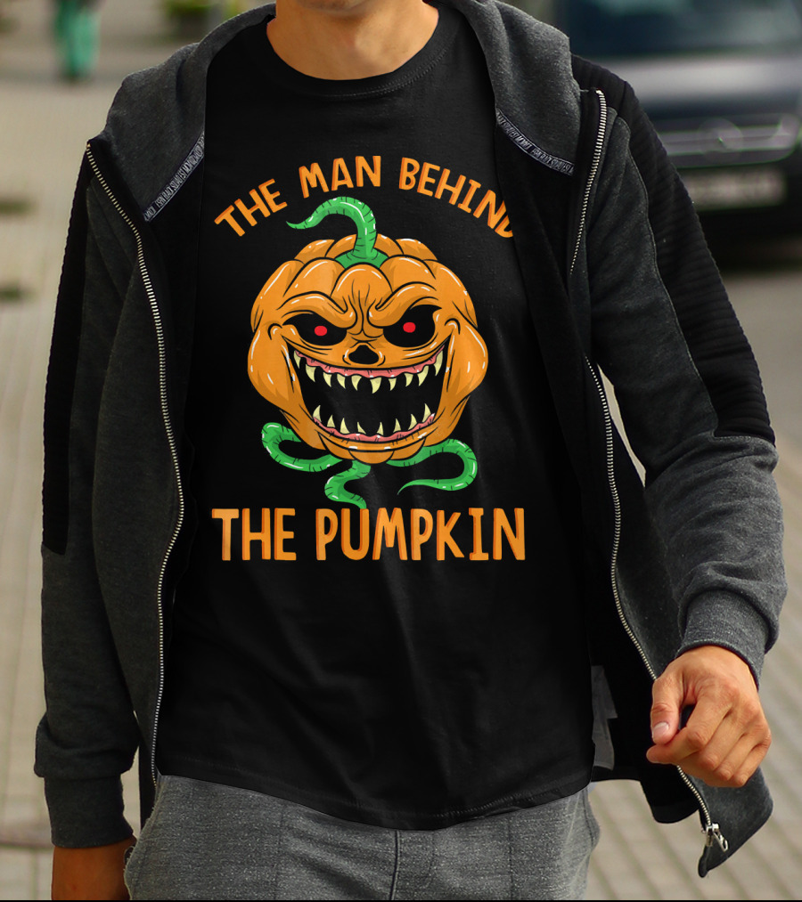 The Man Behind The Pumpkin Halloween Exp T-Shirt
