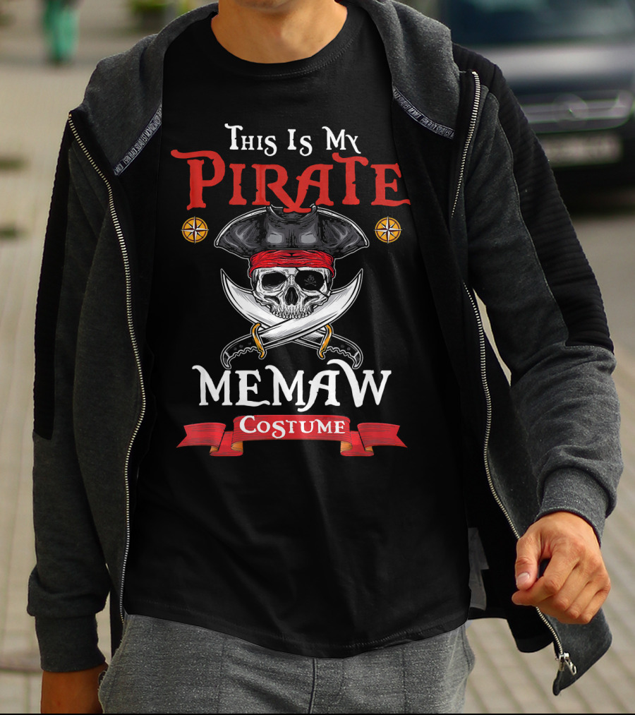 This Is My Pirate Memaw Costume T-Shirt