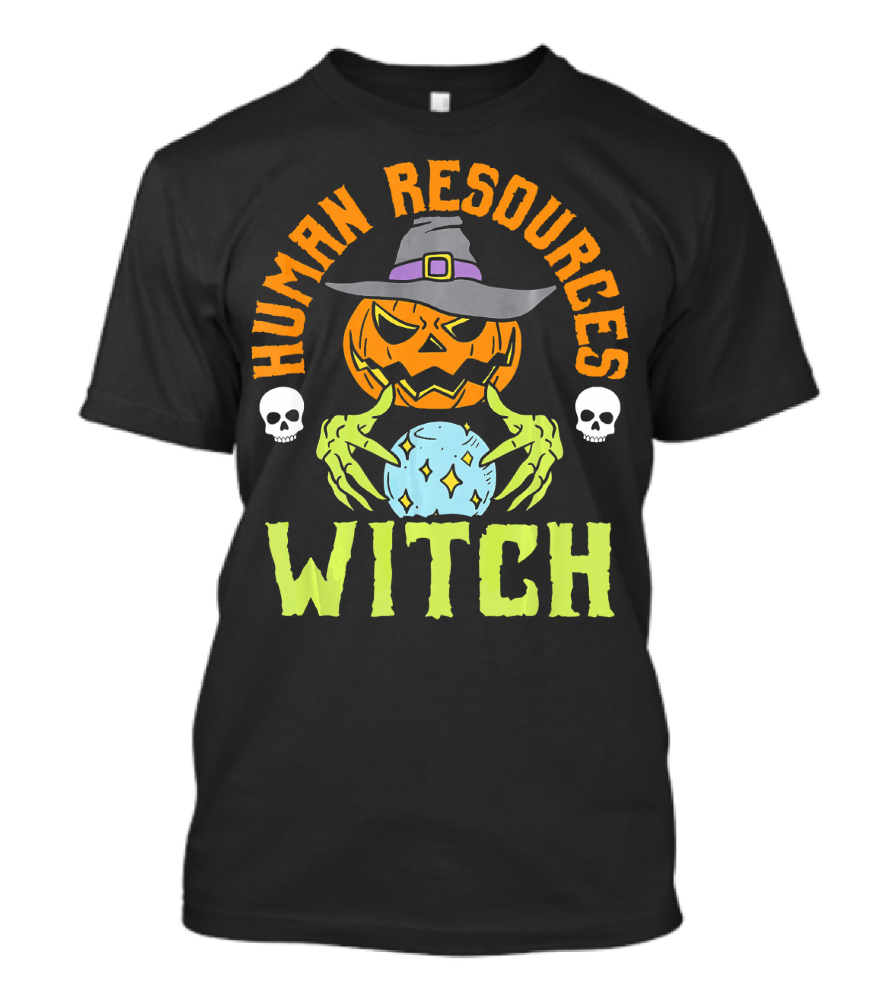Human Resources Witch Pumpkin Magic T-Shirt