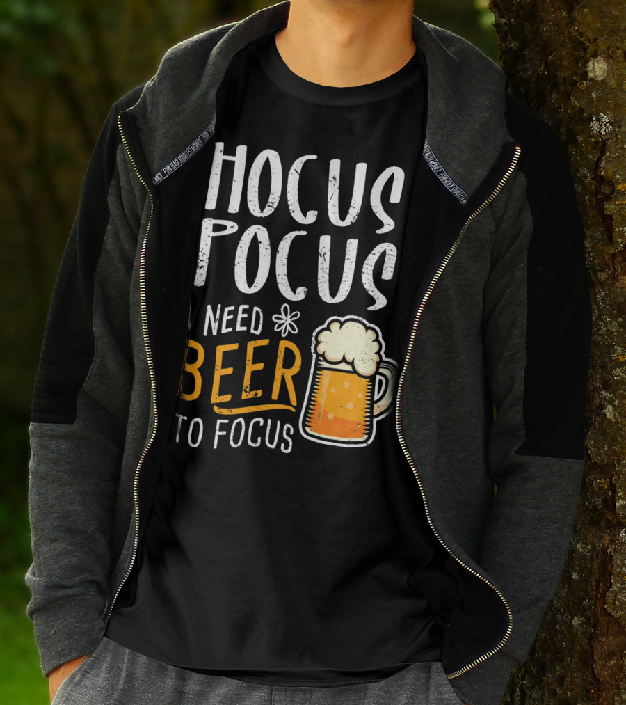 Hocus Pocus I Need Beer To Focus Mug T-Shirt
