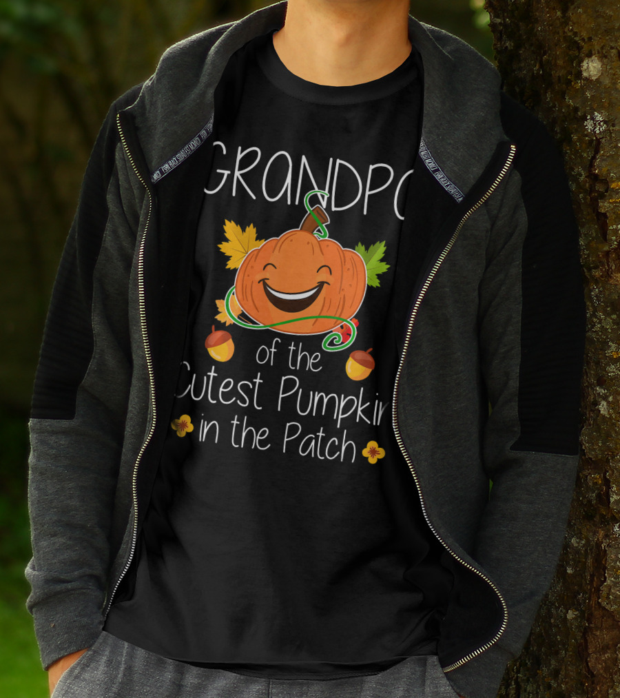 Grandpa Of The Cutest Pumpkin In The Patch T-Shirt