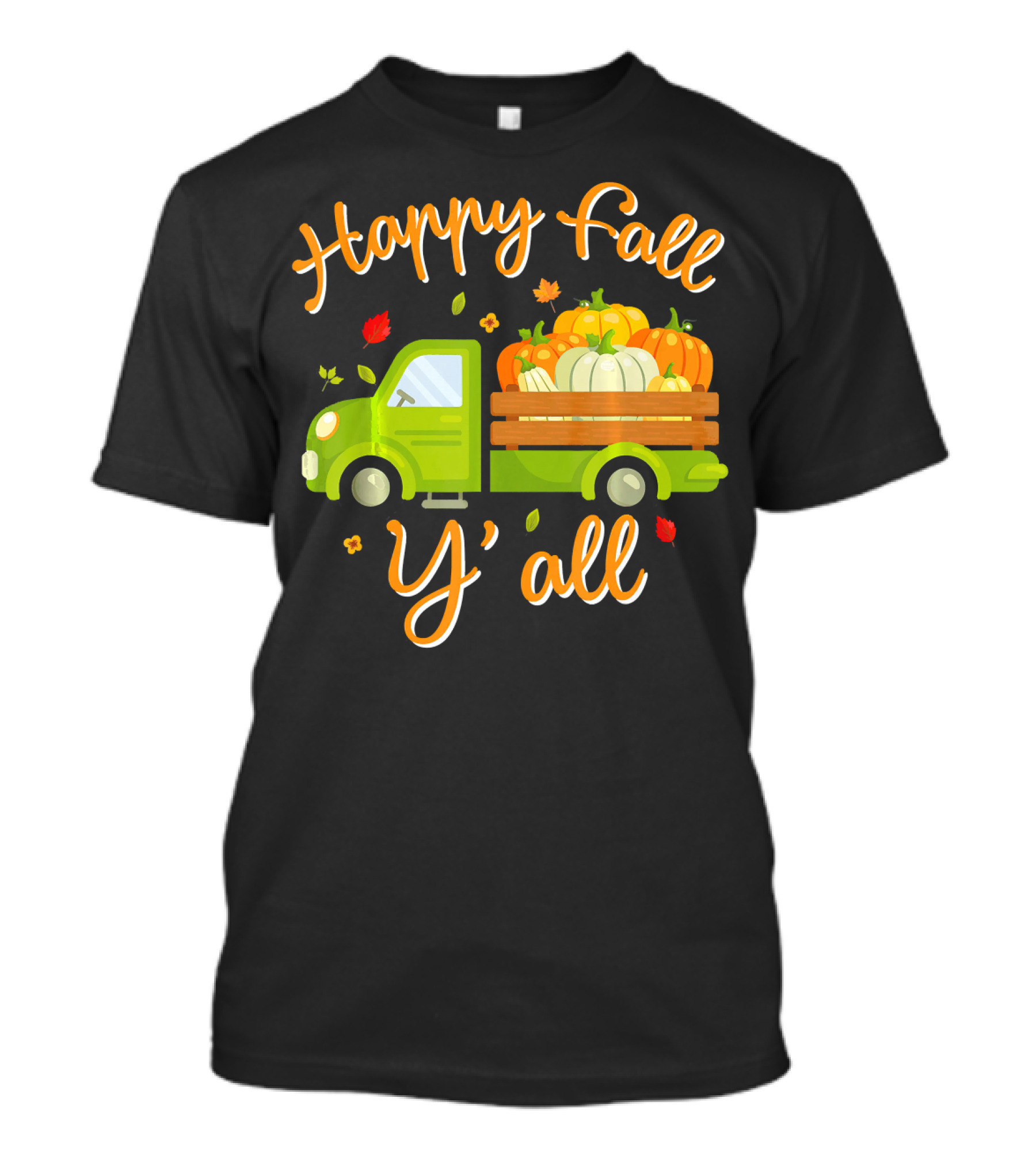 Happy Fall Y'all Pumpkin Truck Costume T-Shirt