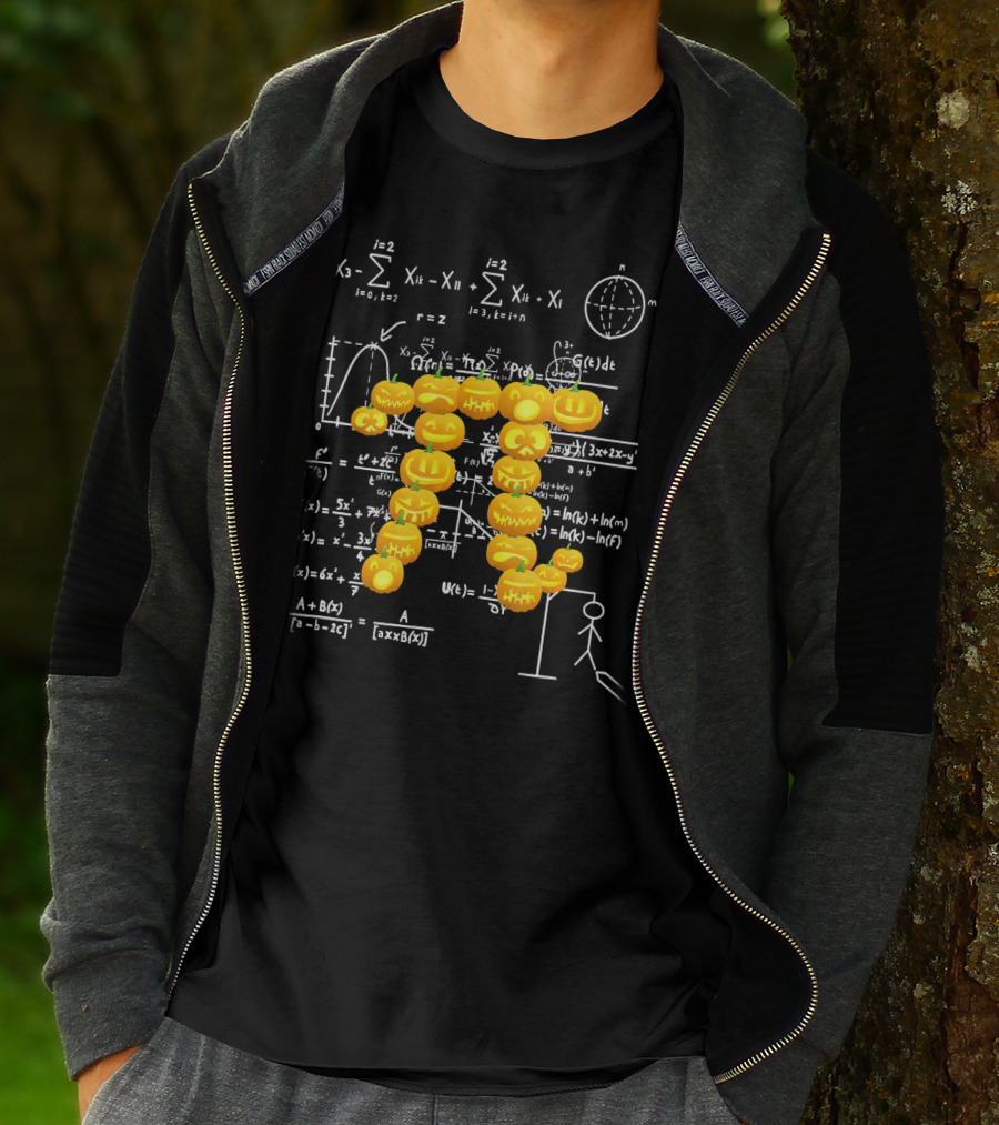 Pumpkin Pi Math Humor Equations For Teachers And Geeks T-Shirt