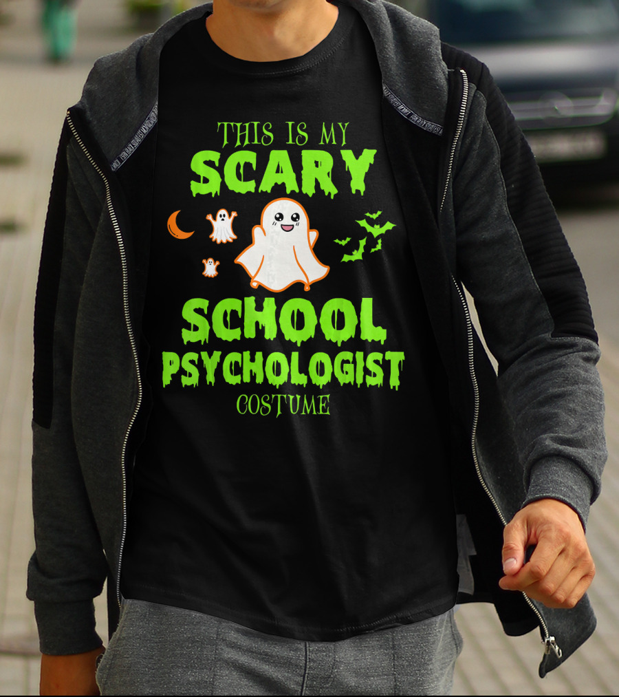This Is My Scary School Psychologist Costume T-Shirt