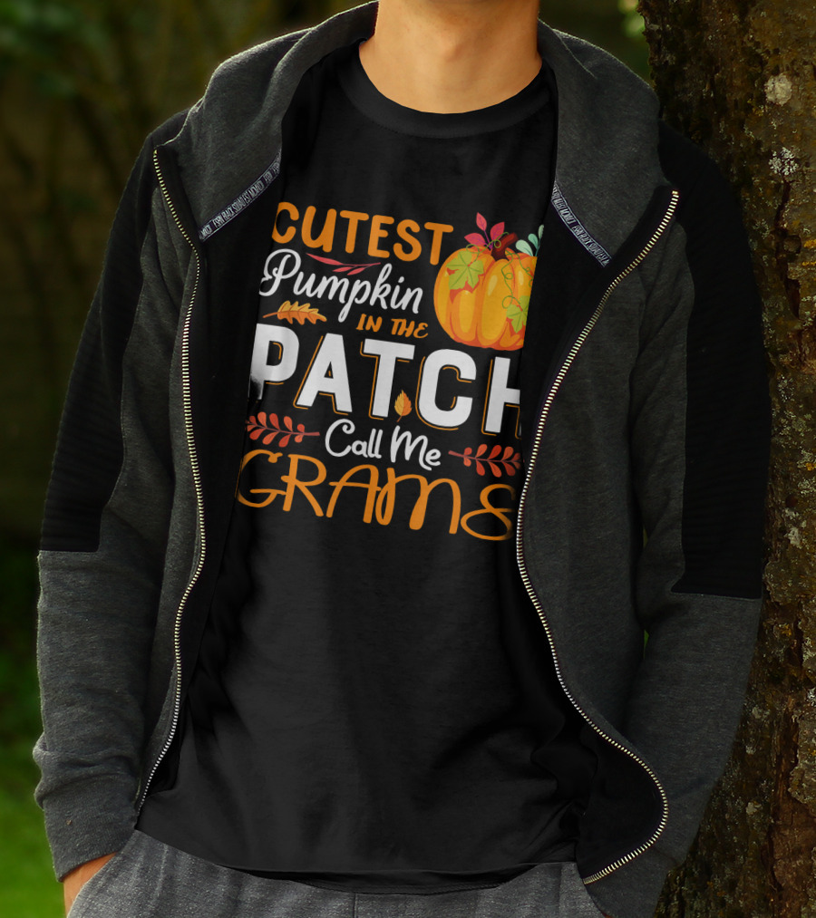 Cutest Pumpkin In The Patch Call Me Grams T-Shirt