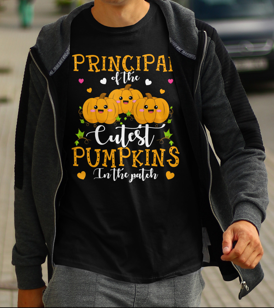 Principal Of The Cutest Pumpkins In The Patch T-Shirt