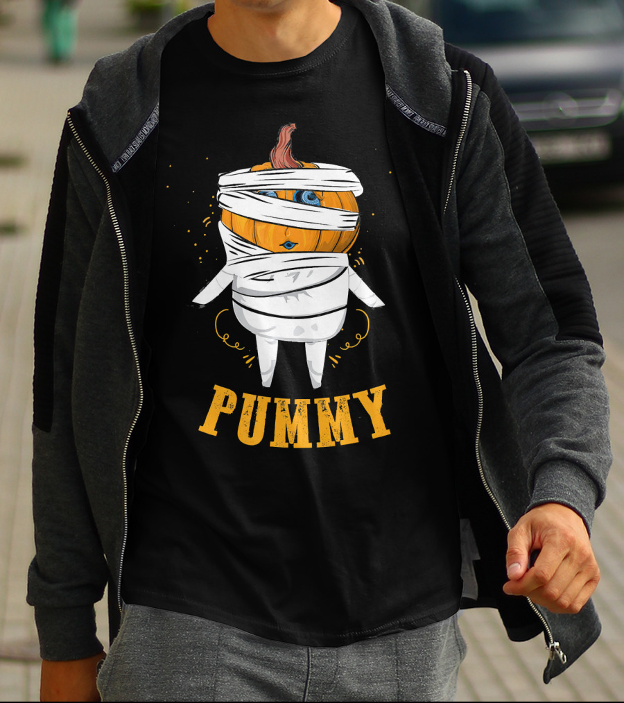 Funny Mummy Pumpkin Pummy T-Shirt