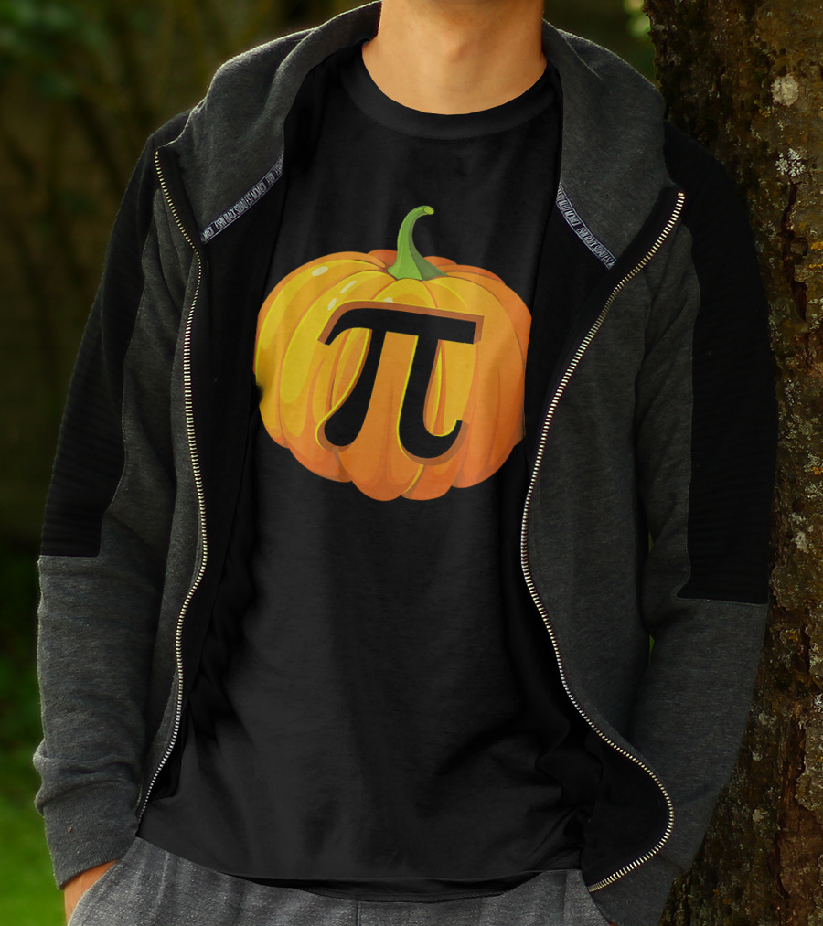 Funny Halloween Math Pun Pumpkin Pi T-Shirt