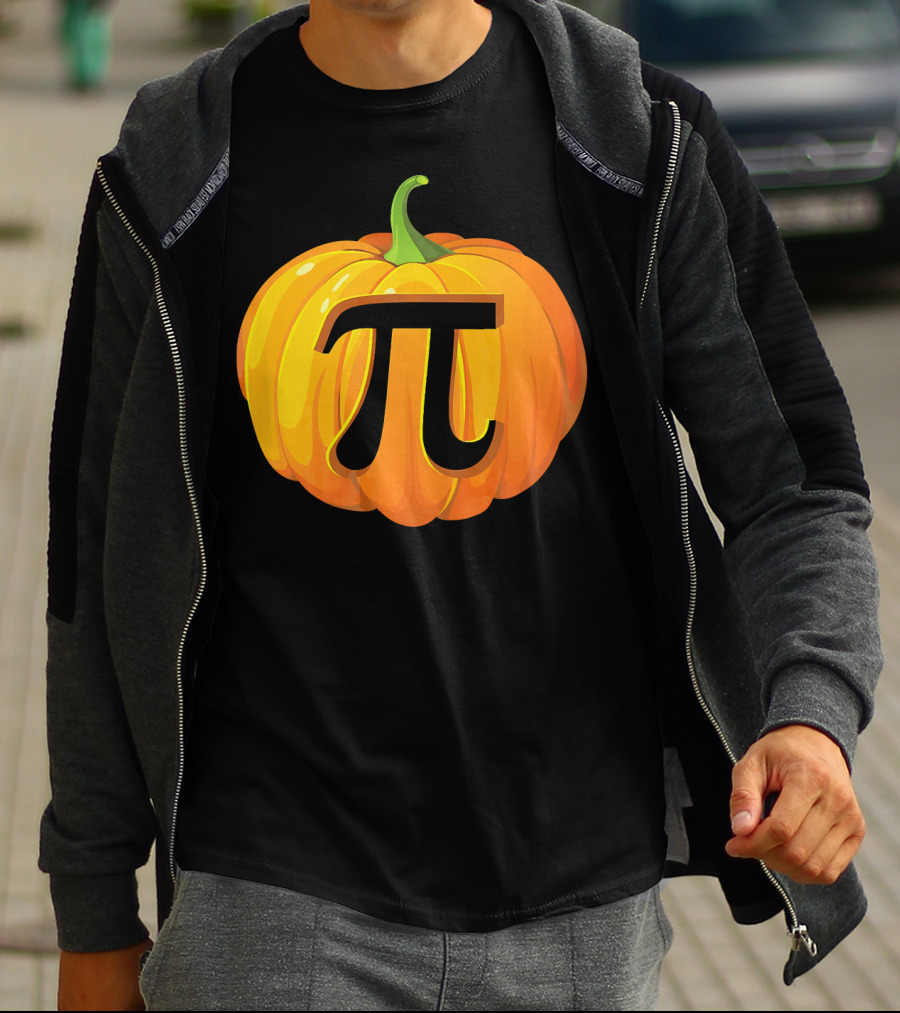 Funny Halloween Math Pun Pumpkin Pi T-Shirt