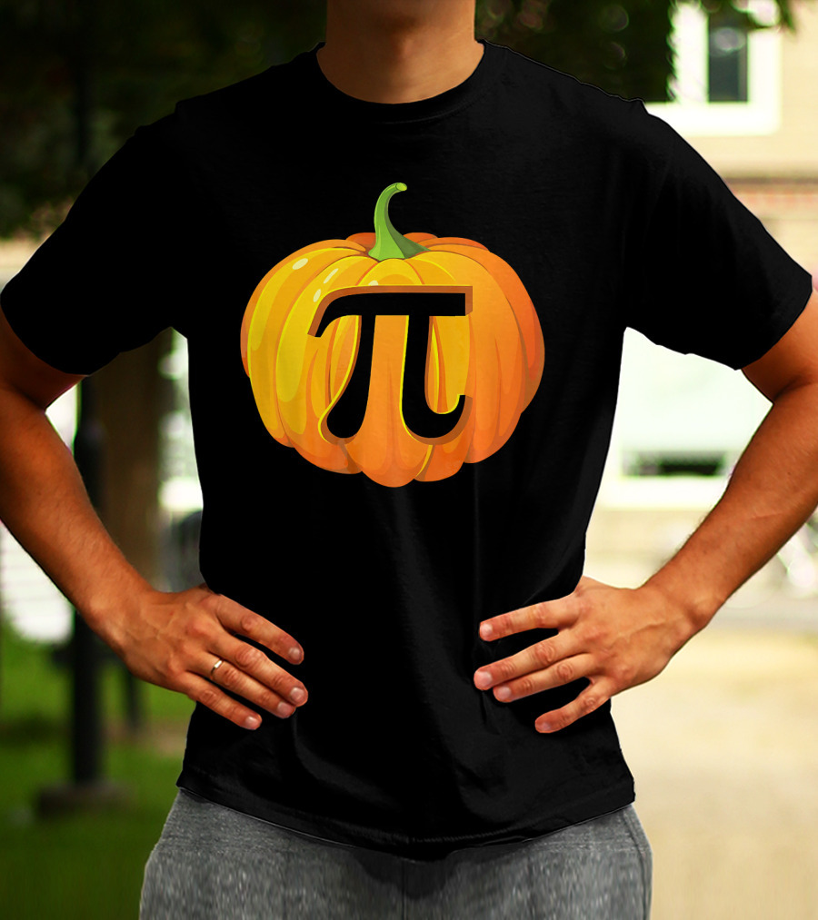Funny Halloween Math Pun Pumpkin Pi T-Shirt