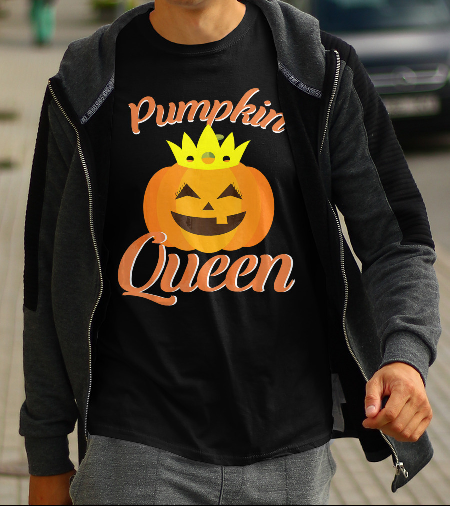 Pumpkin Queen Halloween Crown T-Shirt