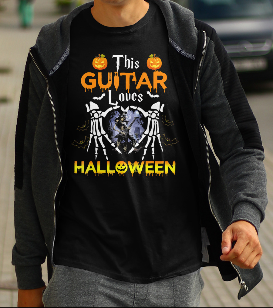 This Guitar Loves Halloween T-Shirt
