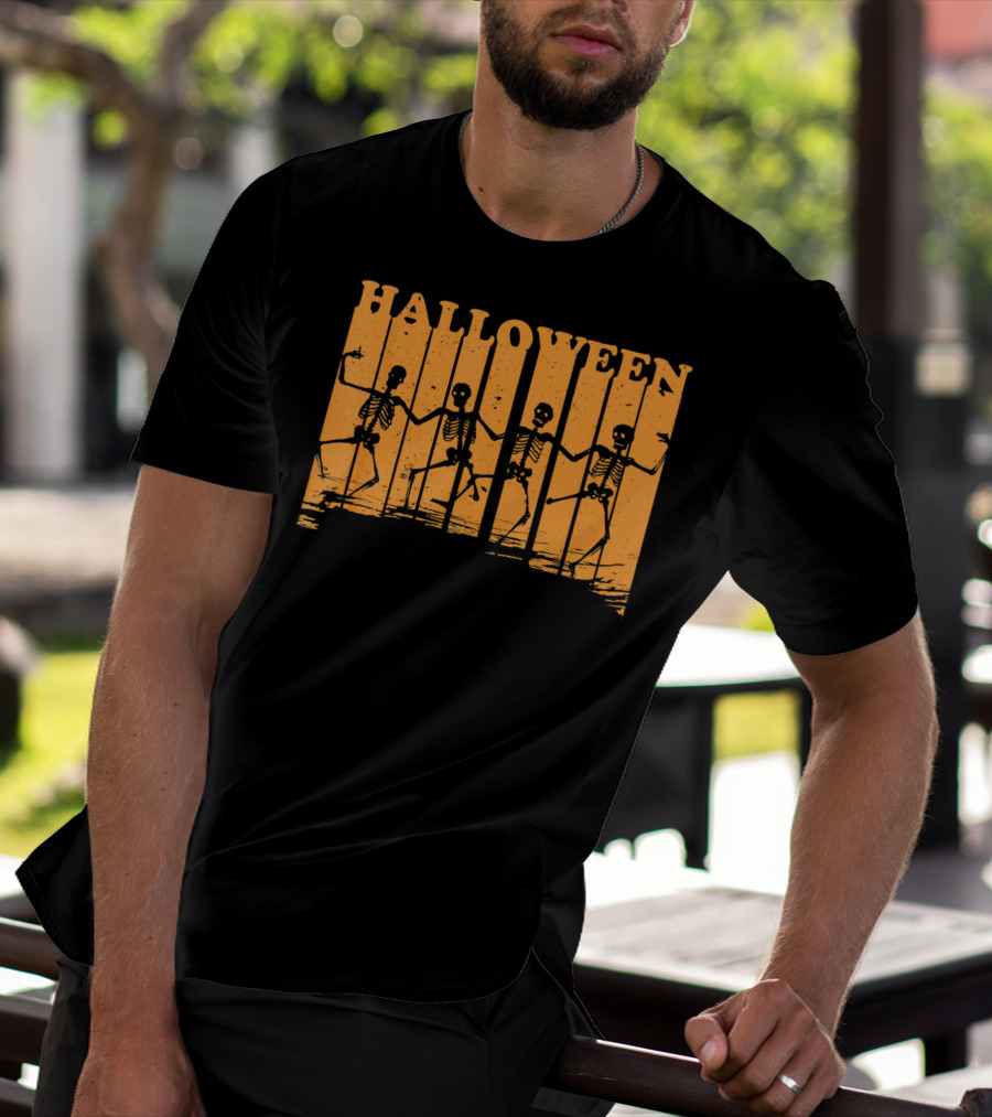 Halloween Dancing Skeletons T-Shirt