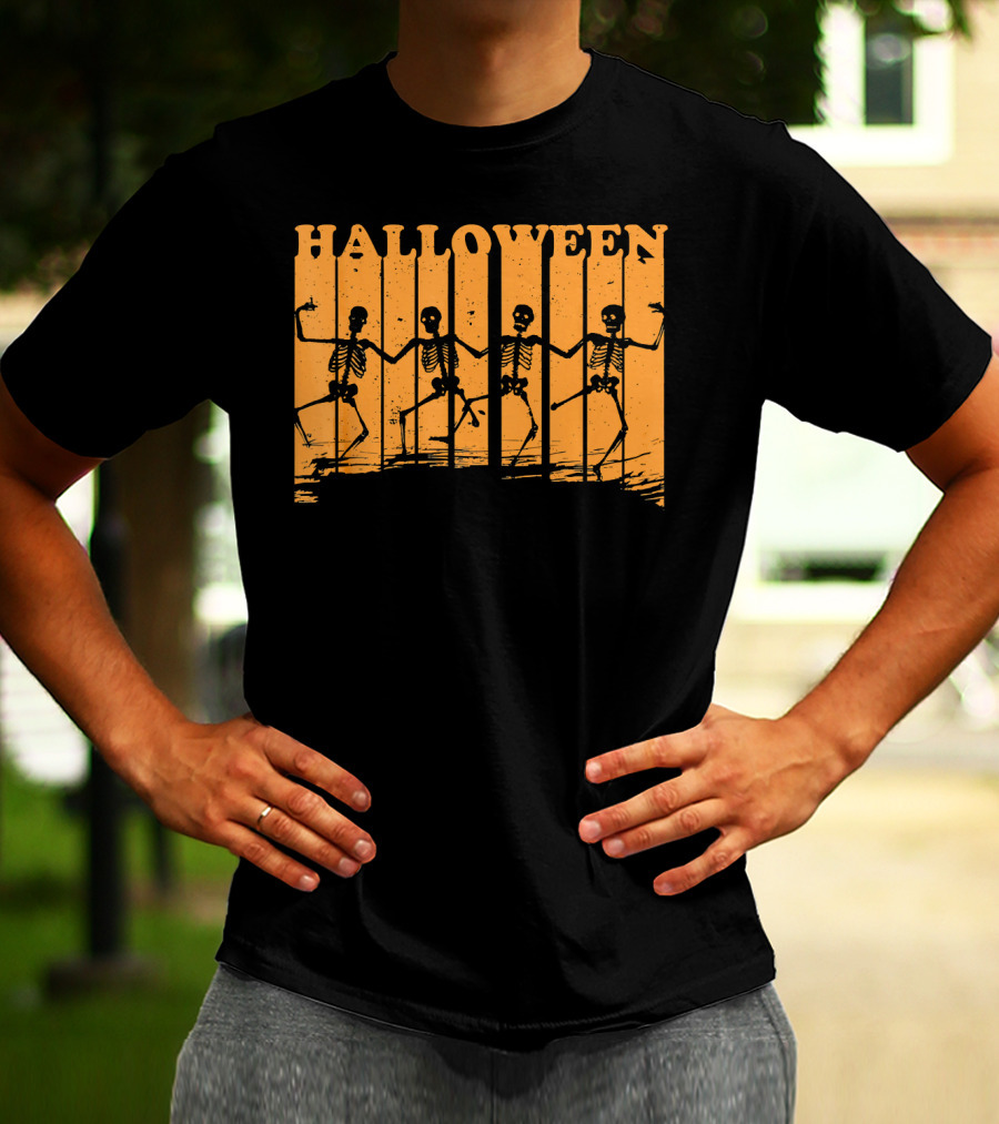 Halloween Dancing Skeletons T-Shirt