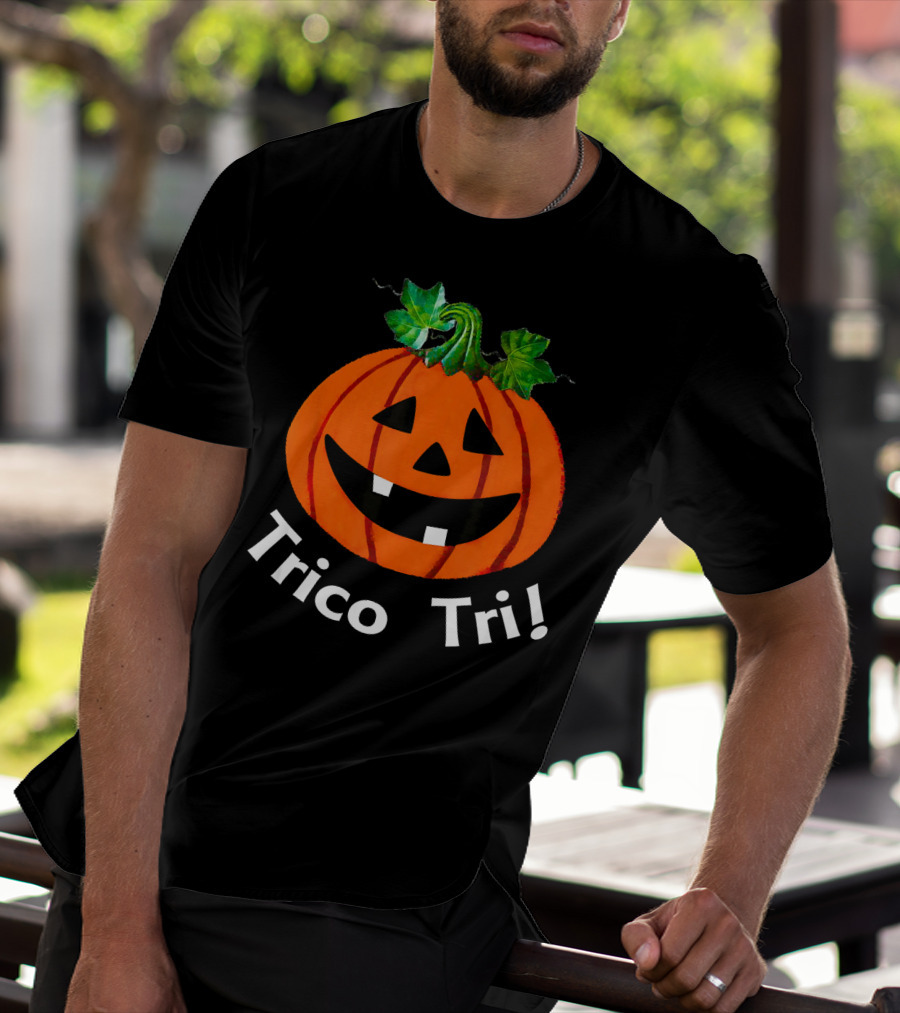 Trico Tri Pumpkin Halloween Jack-O'-Lantern T-Shirt