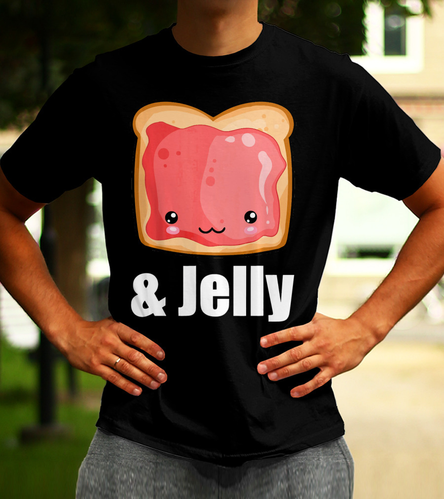 Kawaii Jelly Toast Cute Cartoon PB&J Matchi T-Shirt