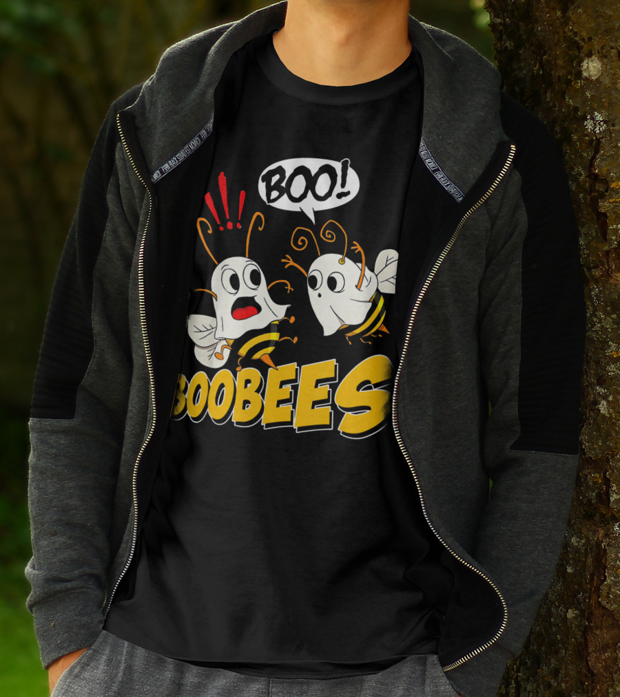BOO Boobees Happy Halloween Day T-Shirt