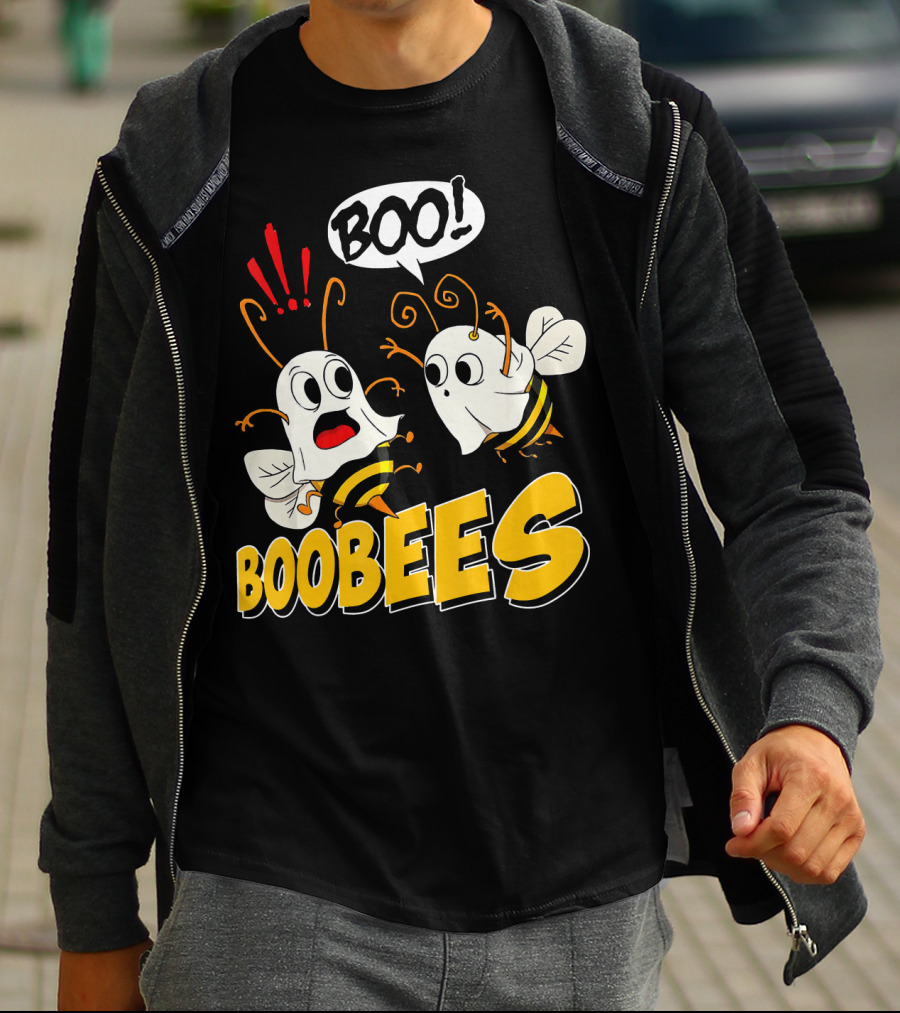 BOO Boobees Happy Halloween Day T-Shirt