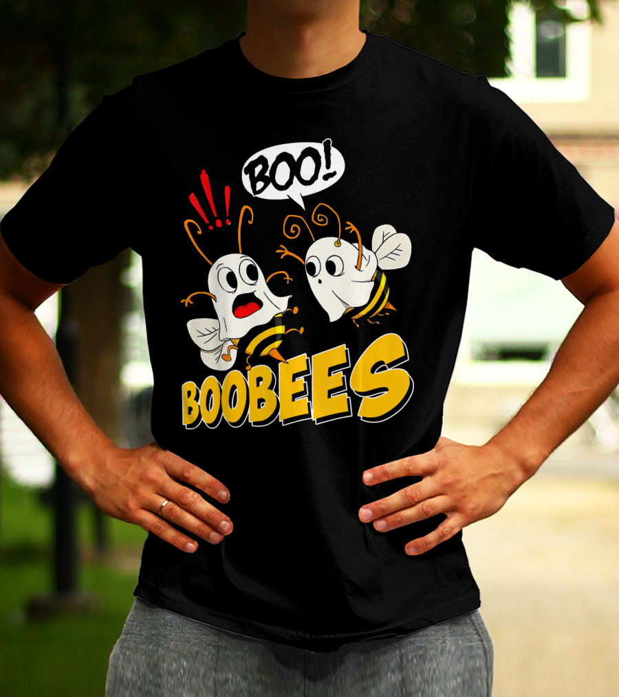 BOO Boobees Happy Halloween Day T-Shirt