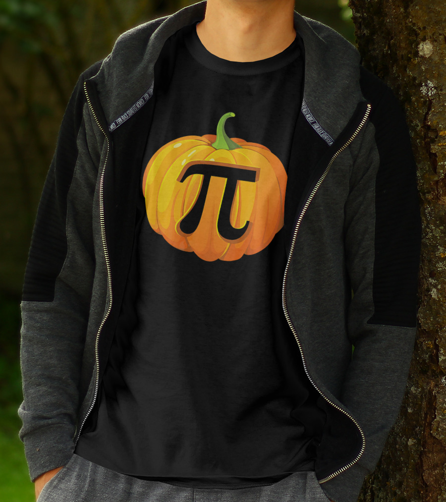 Pumpkin Pi Symbol Halloween Mashup T-Shirt
