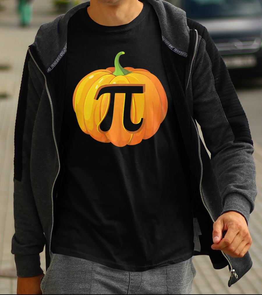 Pumpkin Pi Symbol Halloween Mashup T-Shirt