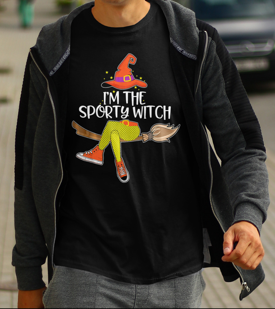 I'm The Sporty Witch Halloween Match T-Shirt