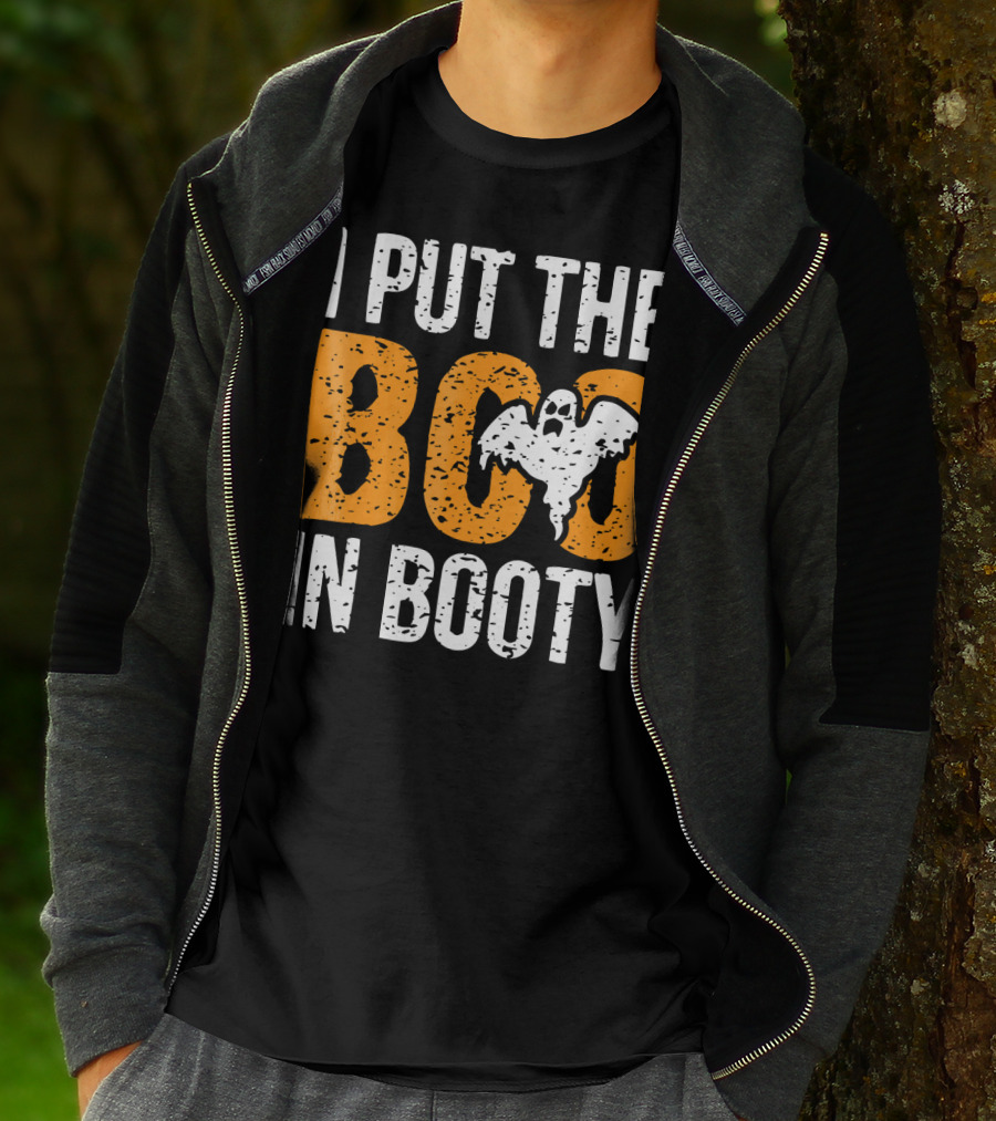 I Put The Boo In Booty Halloween Ghost T-Shirt