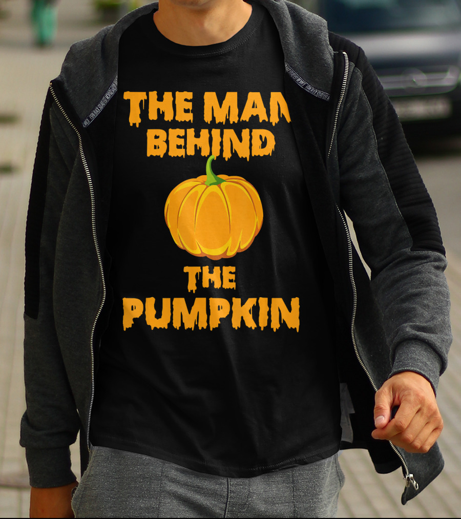 The Man Behind The Pumpkin Halloween T-Shirt