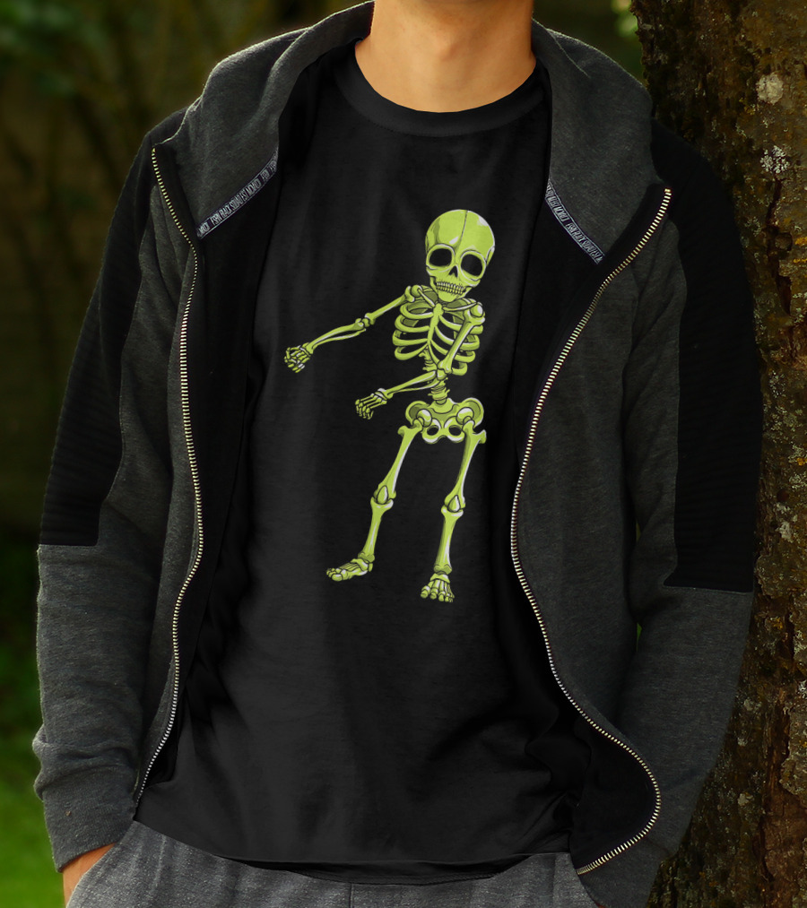 Floss Dance Neon Skeleton T-Shirt