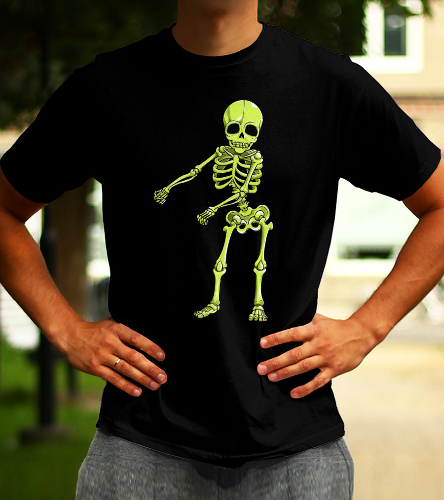 Floss Dance Neon Skeleton T-Shirt