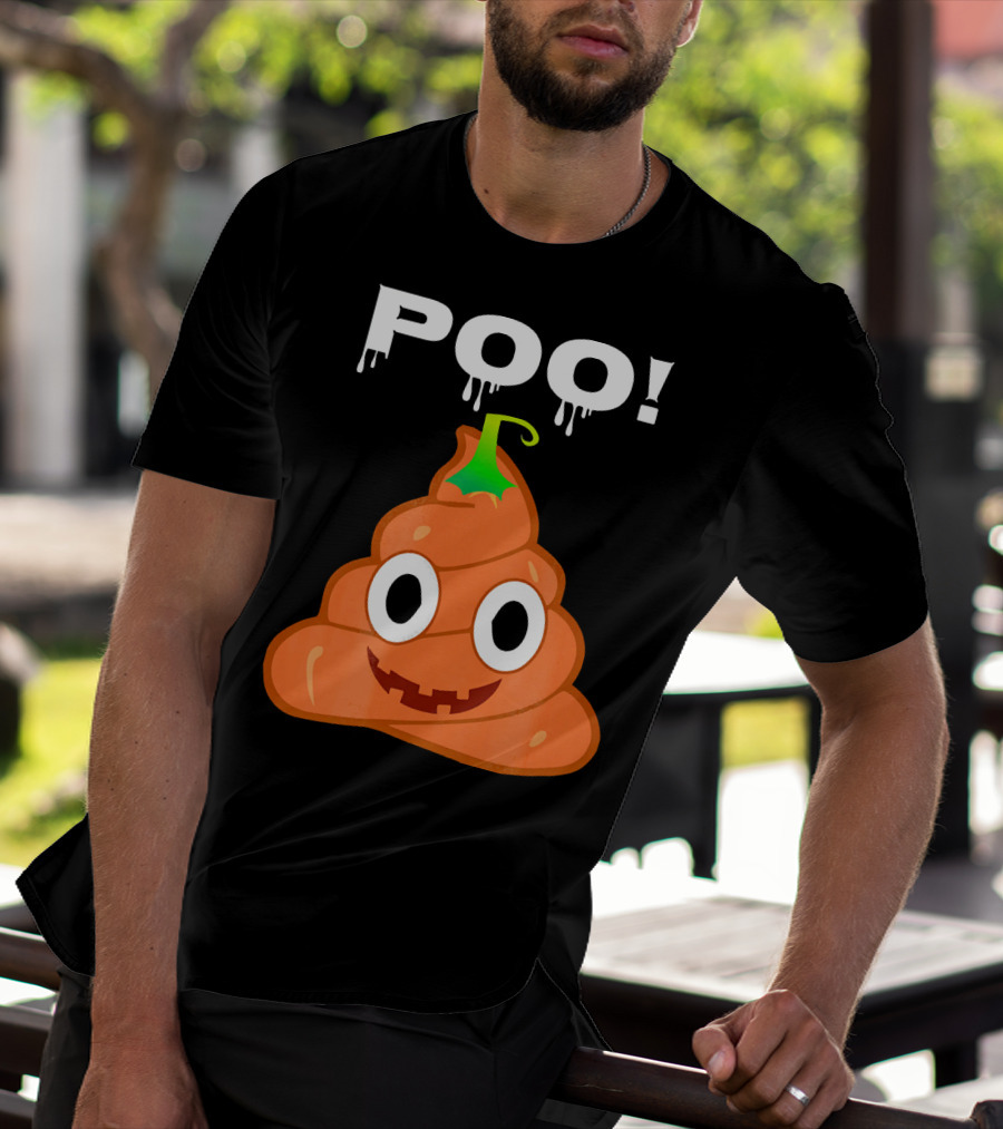 Poo Halloween Pumpkin Boo Fun T-Shirt