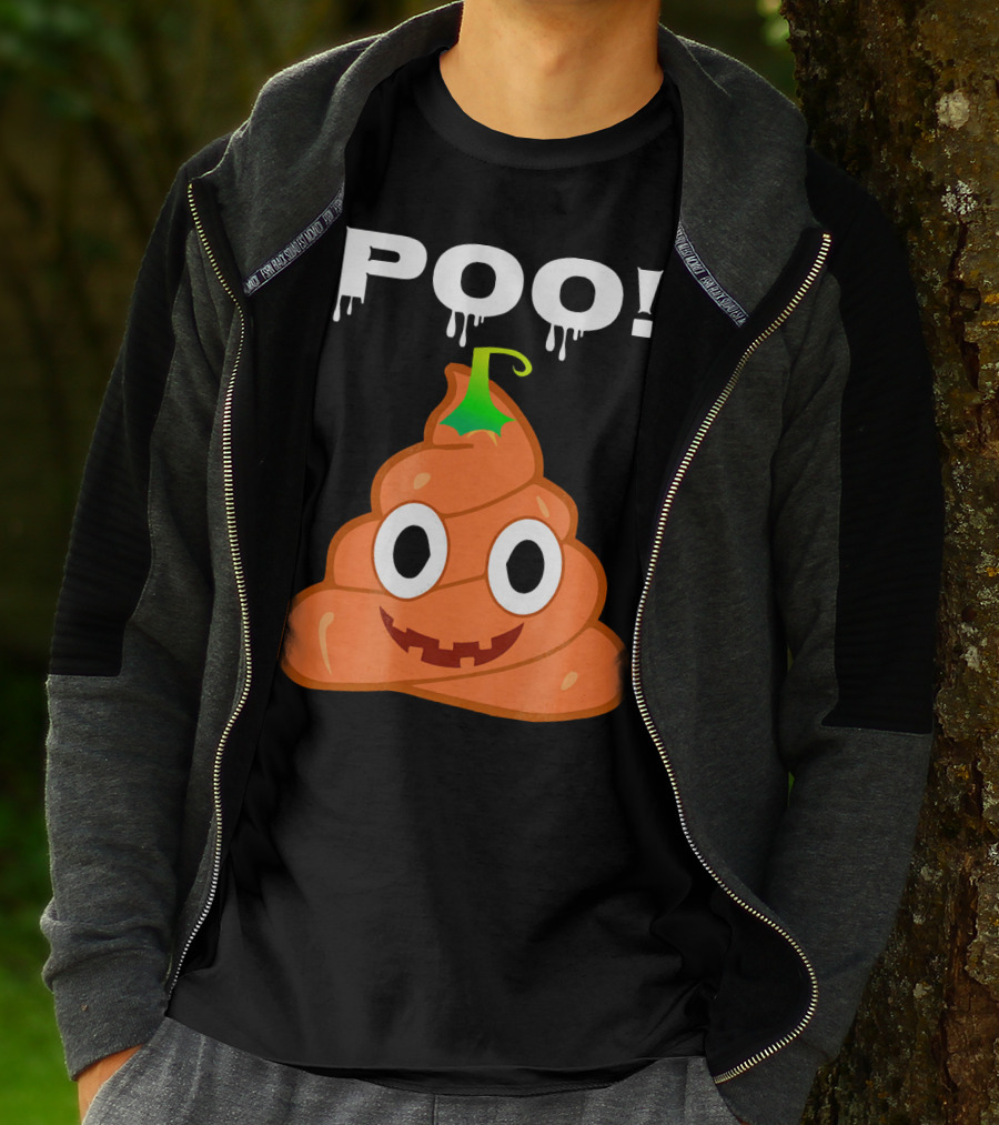 Poo Halloween Pumpkin Boo Fun T-Shirt