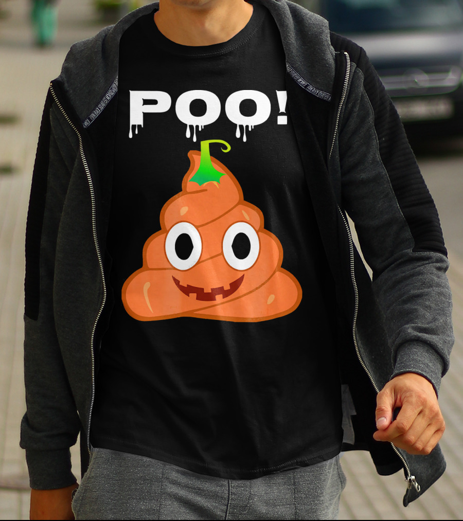 Poo Halloween Pumpkin Boo Fun T-Shirt