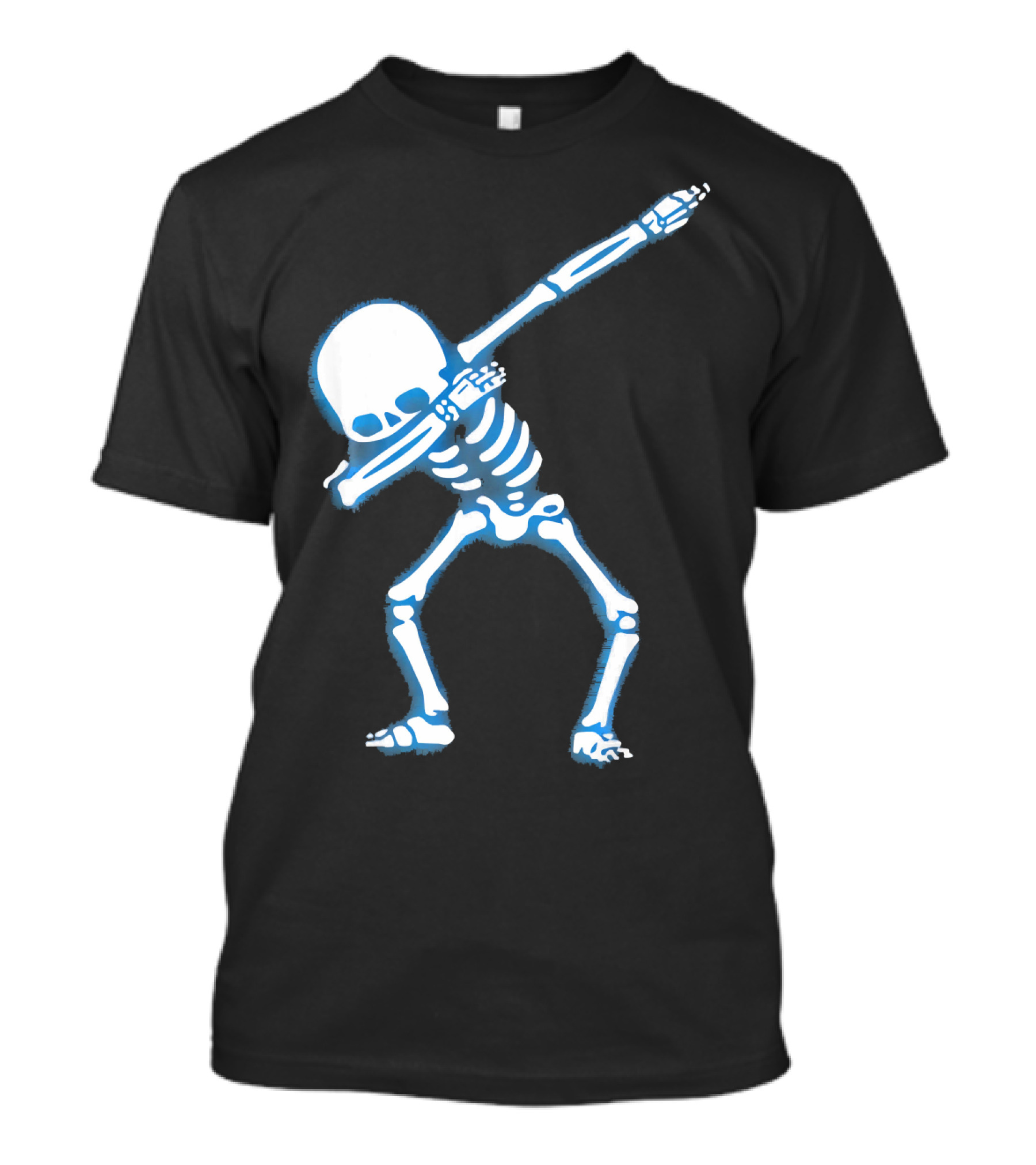 Dabbing Skeleton Dance Pose Fun Halloween T-Shirt