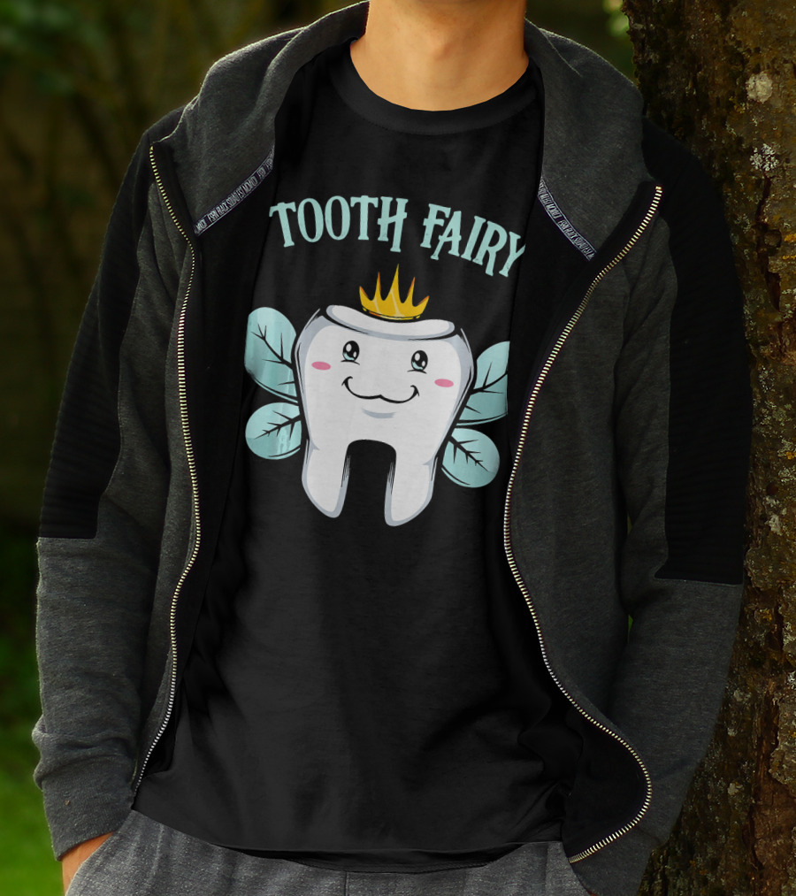 Tooth Fairy Crowned Fantasy Halloween Costume T-Shirt
