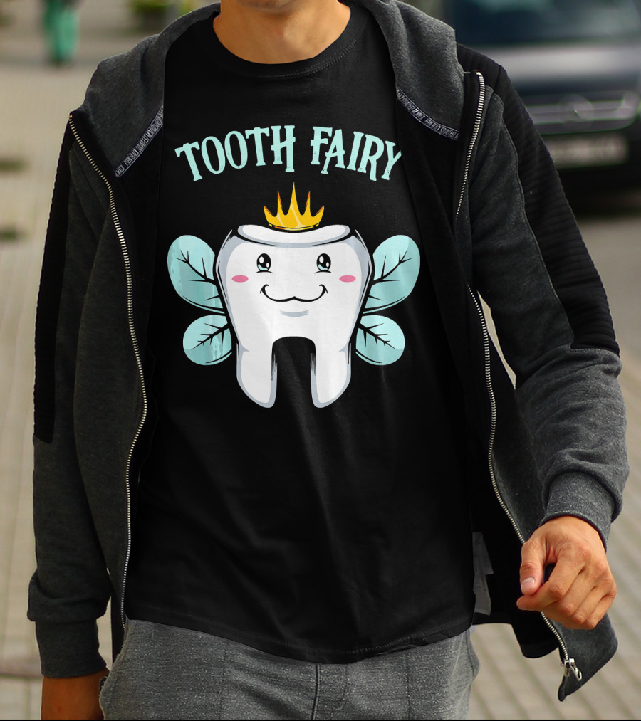 Tooth Fairy Crowned Fantasy Halloween Costume T-Shirt