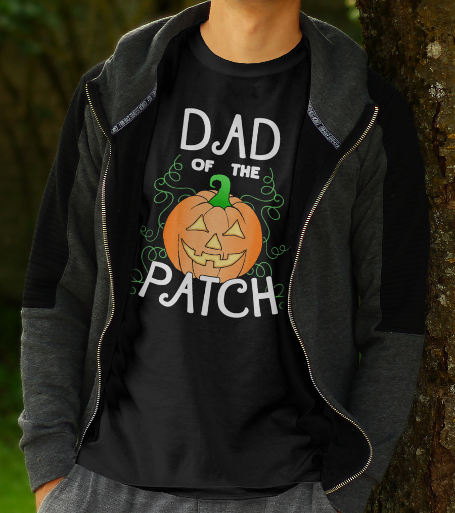 Dad Of The Pumpkin Patch Halloween T-Shirt