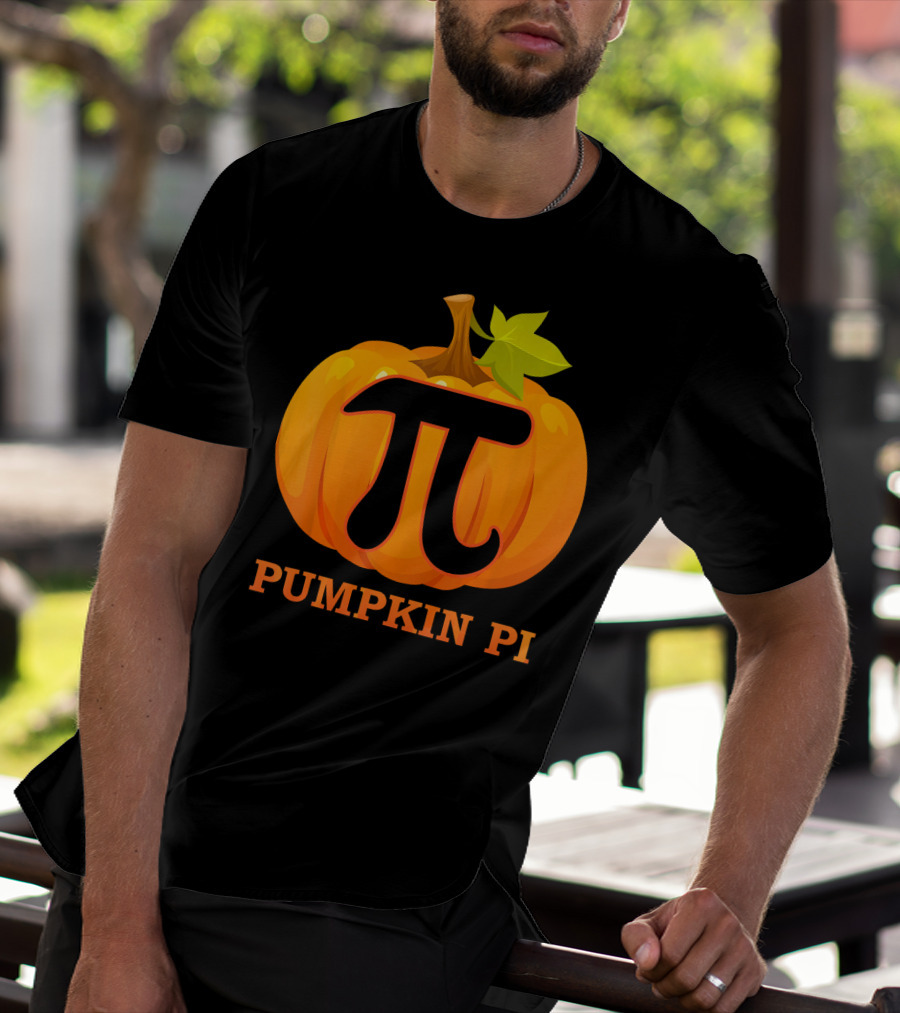 Pumpkin Pi Halloween Costume Math Pie T-Shirt